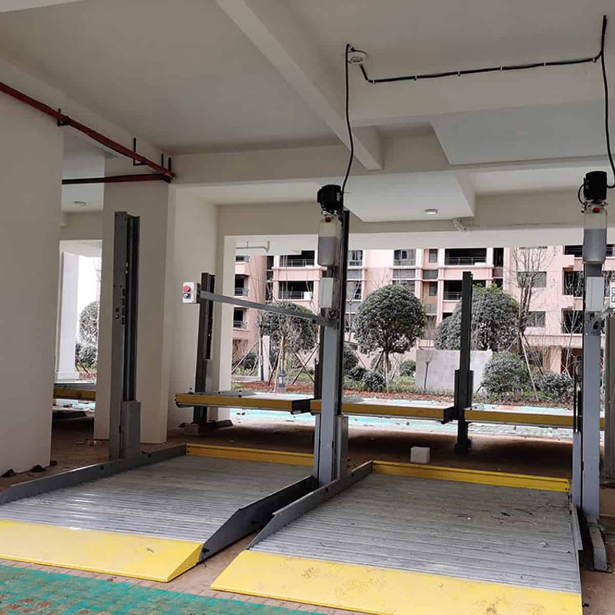 兩柱式機械停車位過規劃 兩柱式機械停車位過規劃